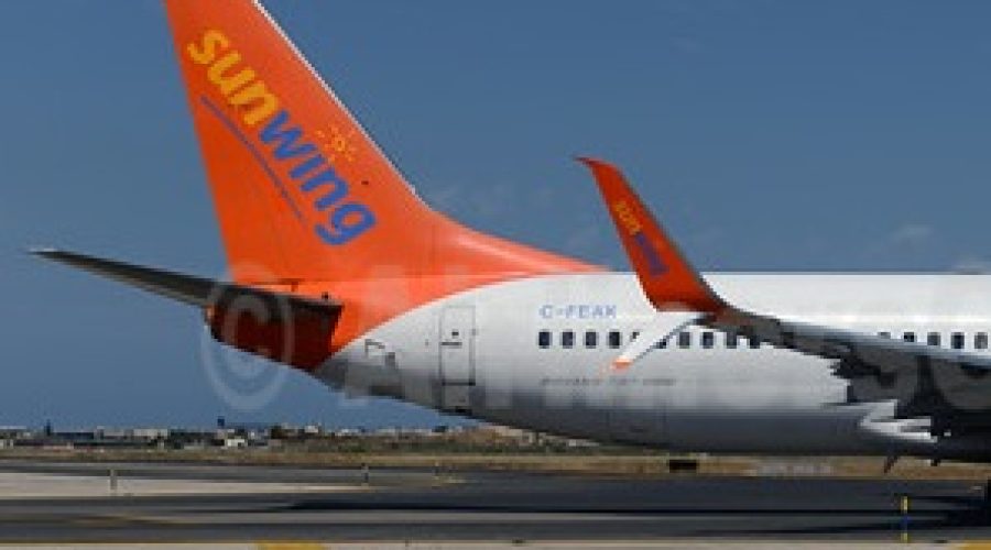 Sunwing Airlines takes off from America