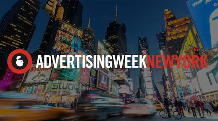 We are still at Advertising Week in NYC